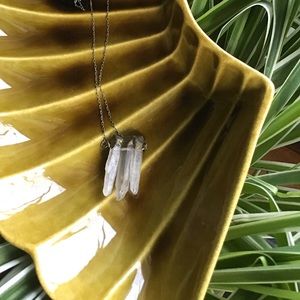 Electroformed Quartz pendant